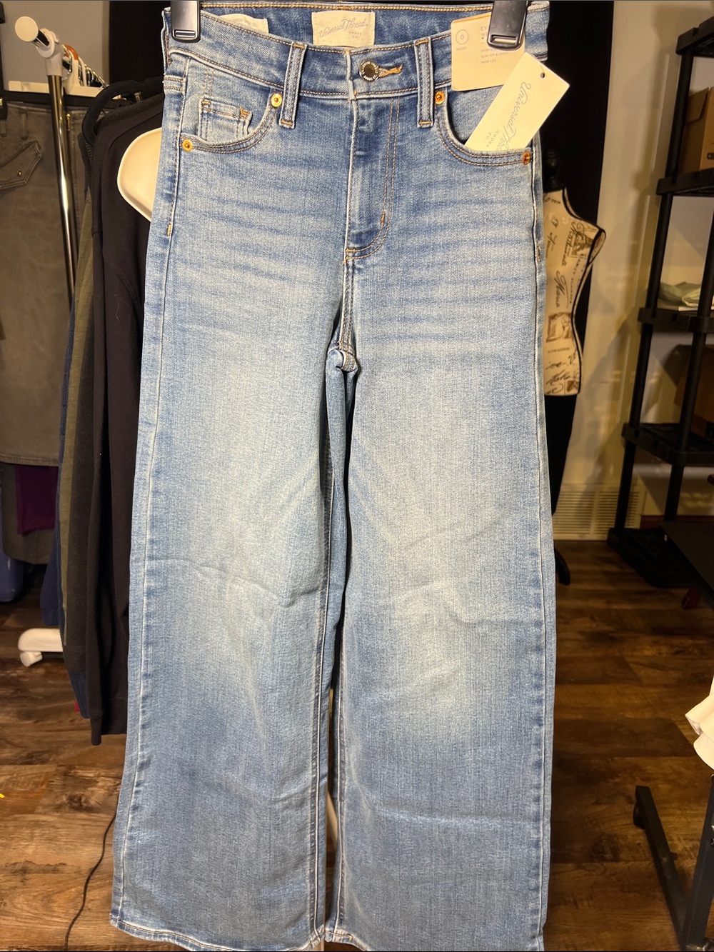 Universal Thread Wide Leg Light Blue Denim Jeans